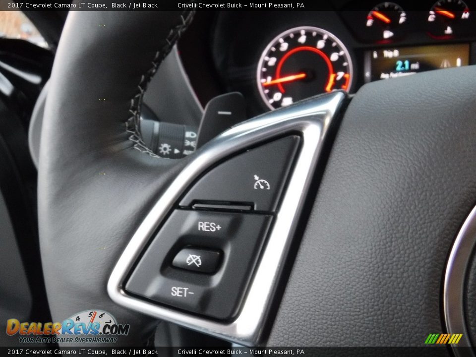 2017 Chevrolet Camaro LT Coupe Black / Jet Black Photo #20