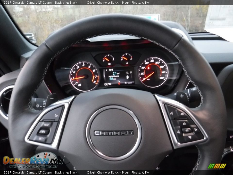 2017 Chevrolet Camaro LT Coupe Black / Jet Black Photo #21