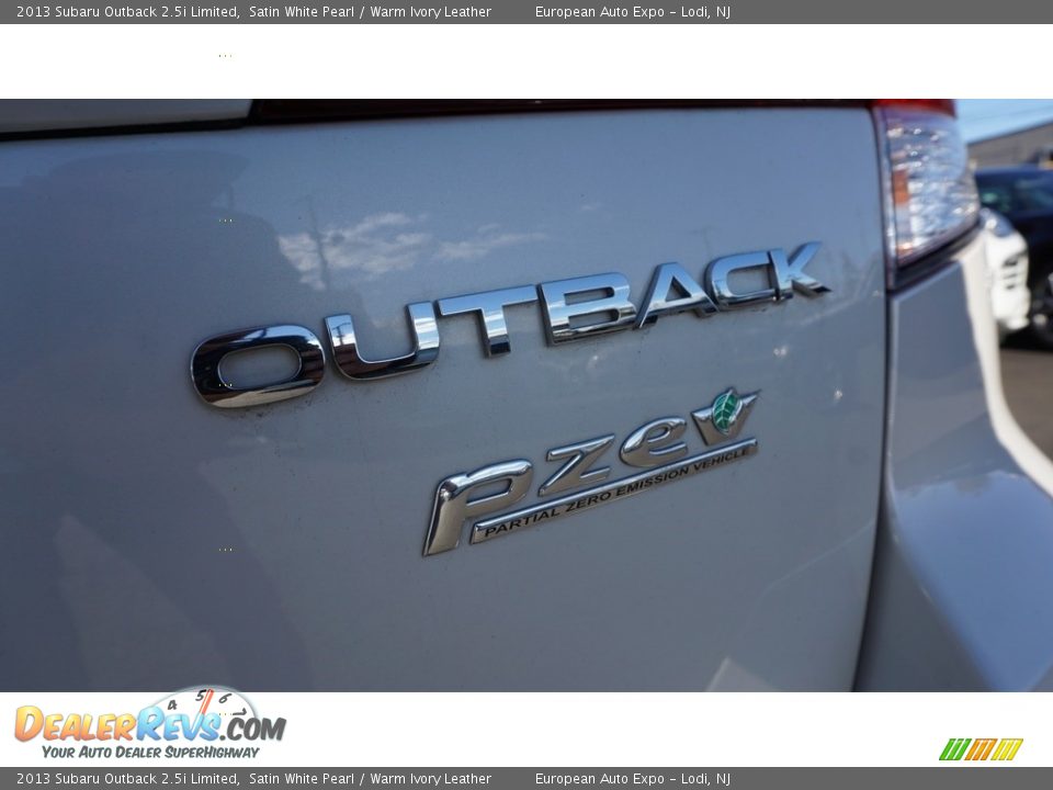 2013 Subaru Outback 2.5i Limited Satin White Pearl / Warm Ivory Leather Photo #27