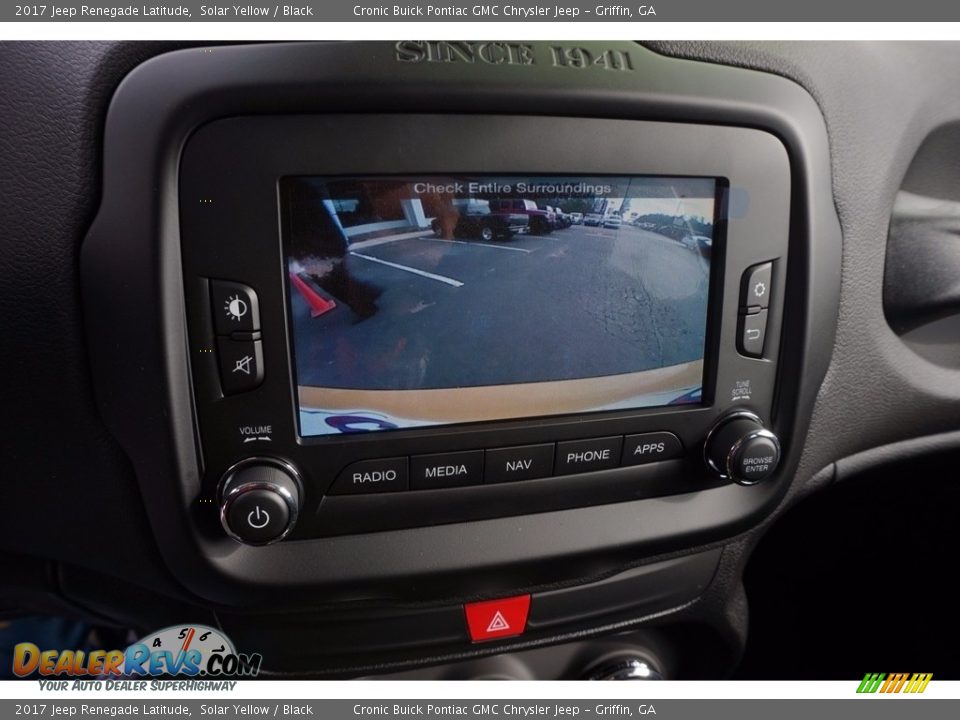 2017 Jeep Renegade Latitude Solar Yellow / Black Photo #15