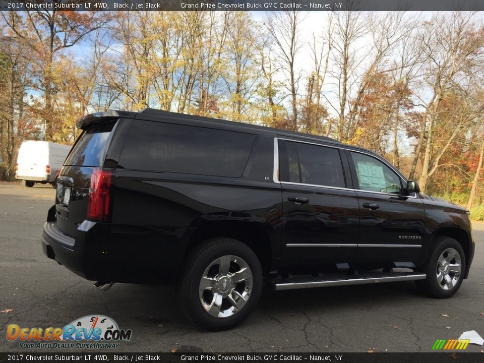 2017 Chevrolet Suburban LT 4WD Black / Jet Black Photo #4