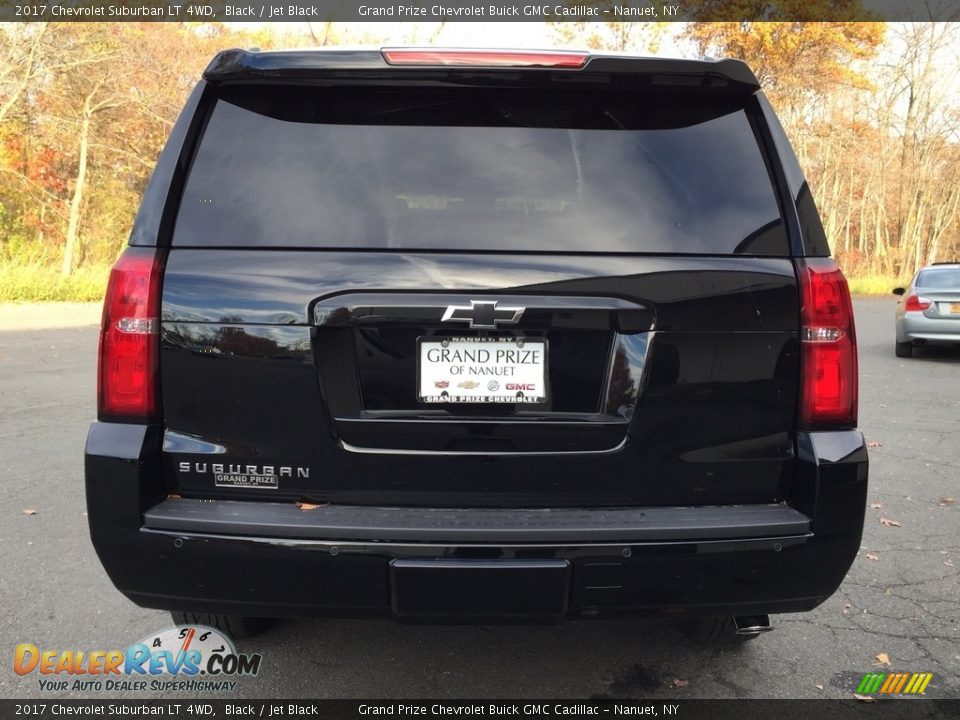 2017 Chevrolet Suburban LT 4WD Black / Jet Black Photo #5