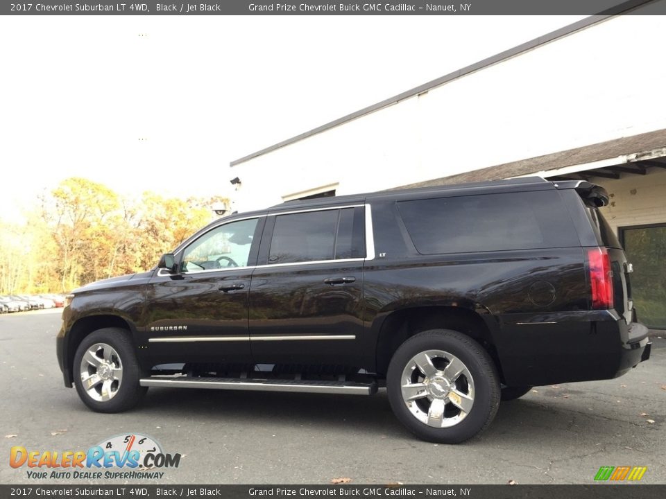 2017 Chevrolet Suburban LT 4WD Black / Jet Black Photo #6