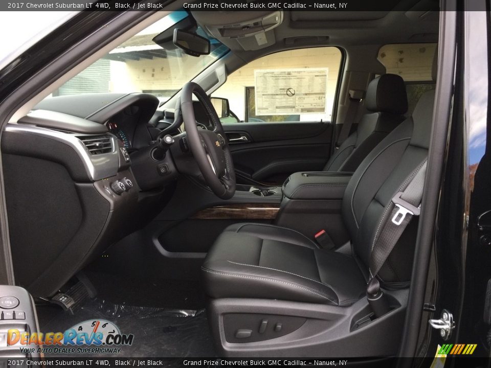 2017 Chevrolet Suburban LT 4WD Black / Jet Black Photo #9