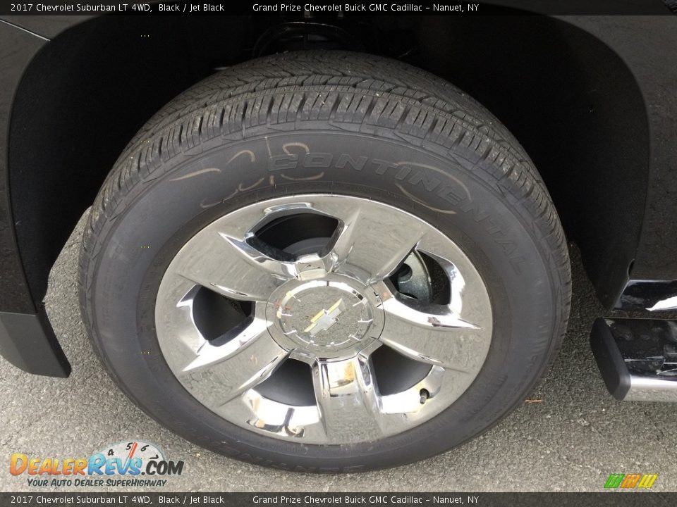 2017 Chevrolet Suburban LT 4WD Black / Jet Black Photo #10