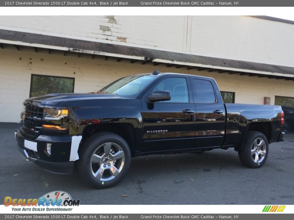 2017 Chevrolet Silverado 1500 LT Double Cab 4x4 Black / Jet Black Photo #1