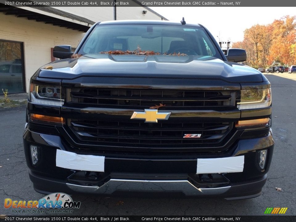 2017 Chevrolet Silverado 1500 LT Double Cab 4x4 Black / Jet Black Photo #2