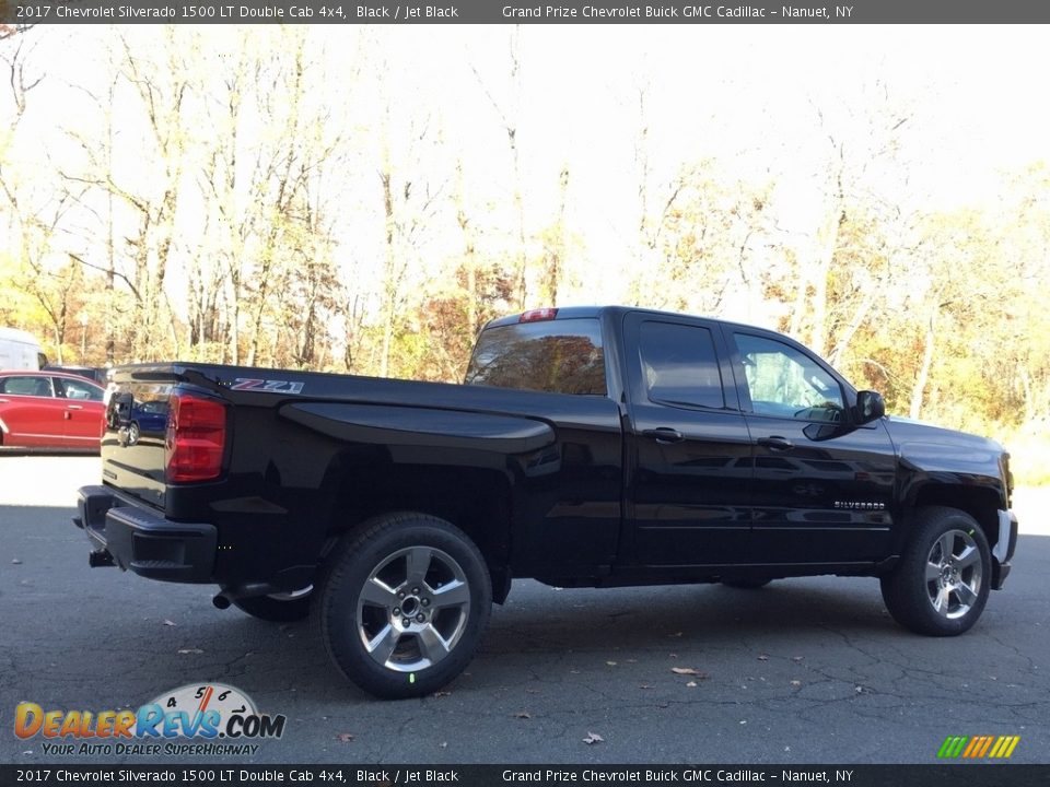 2017 Chevrolet Silverado 1500 LT Double Cab 4x4 Black / Jet Black Photo #4