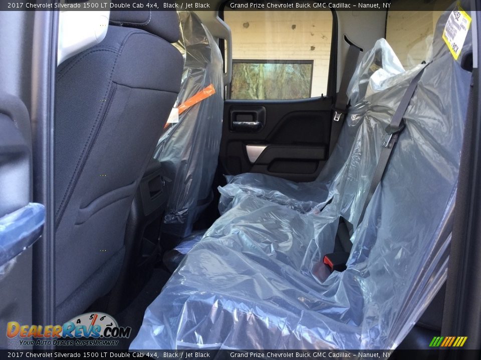 2017 Chevrolet Silverado 1500 LT Double Cab 4x4 Black / Jet Black Photo #7