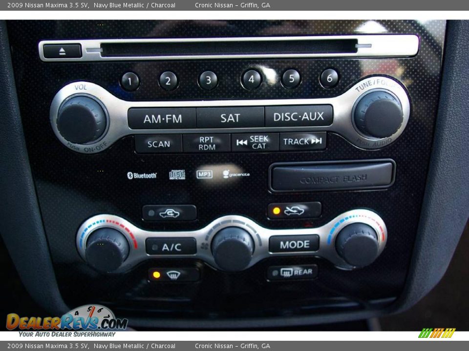 2009 Nissan Maxima 3.5 SV Navy Blue Metallic / Charcoal Photo #24