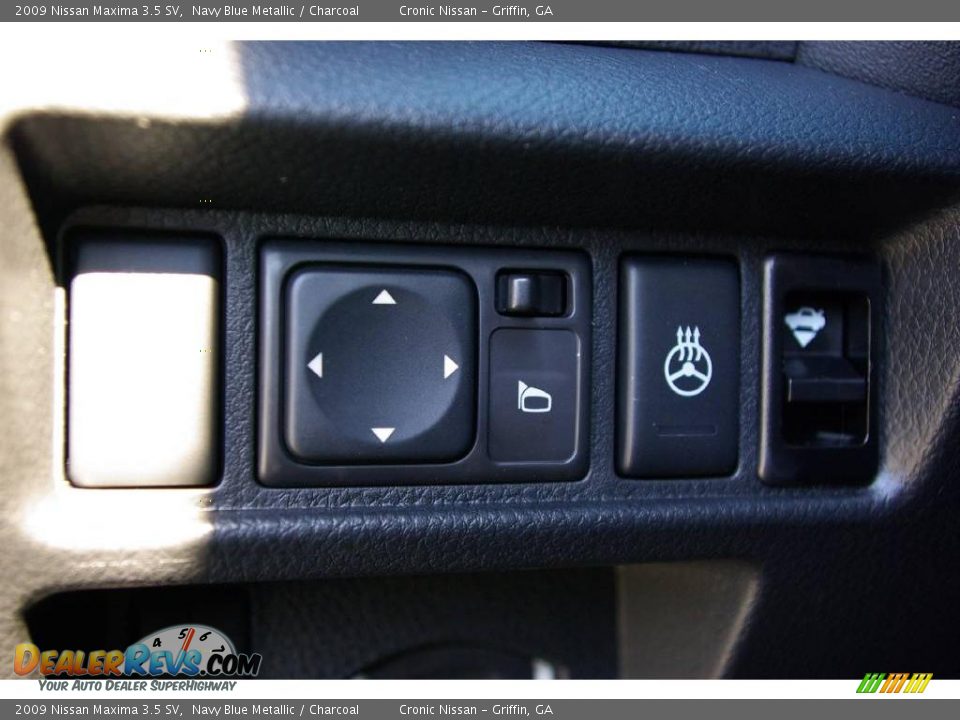 2009 Nissan Maxima 3.5 SV Navy Blue Metallic / Charcoal Photo #25