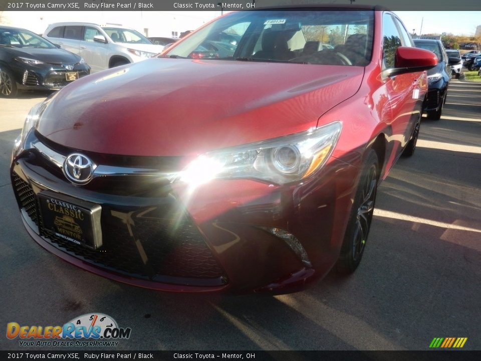 2017 Toyota Camry XSE Ruby Flare Pearl / Black Photo #1