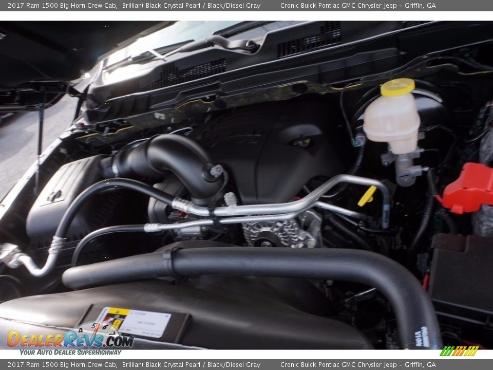 2017 Ram 1500 Big Horn Crew Cab 5.7 Liter OHV HEMI 16-Valve VVT MDS V8 Engine Photo #13
