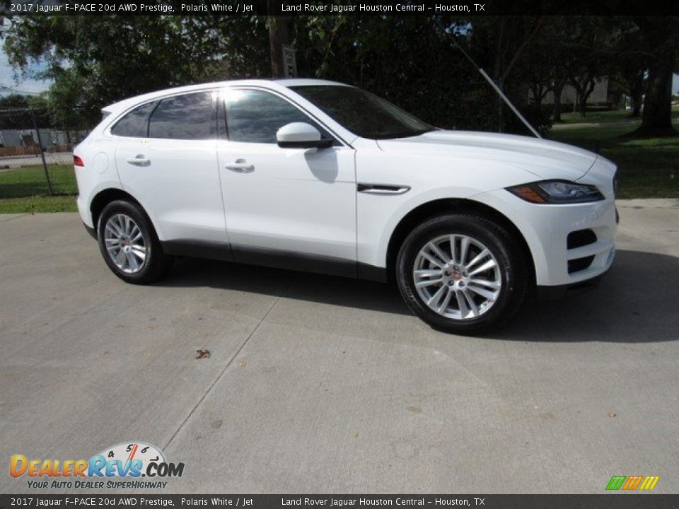 2017 Jaguar F-PACE 20d AWD Prestige Polaris White / Jet Photo #1