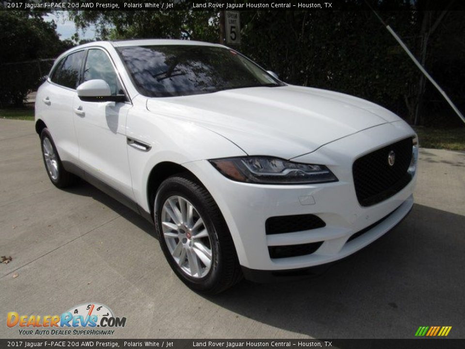 2017 Jaguar F-PACE 20d AWD Prestige Polaris White / Jet Photo #2