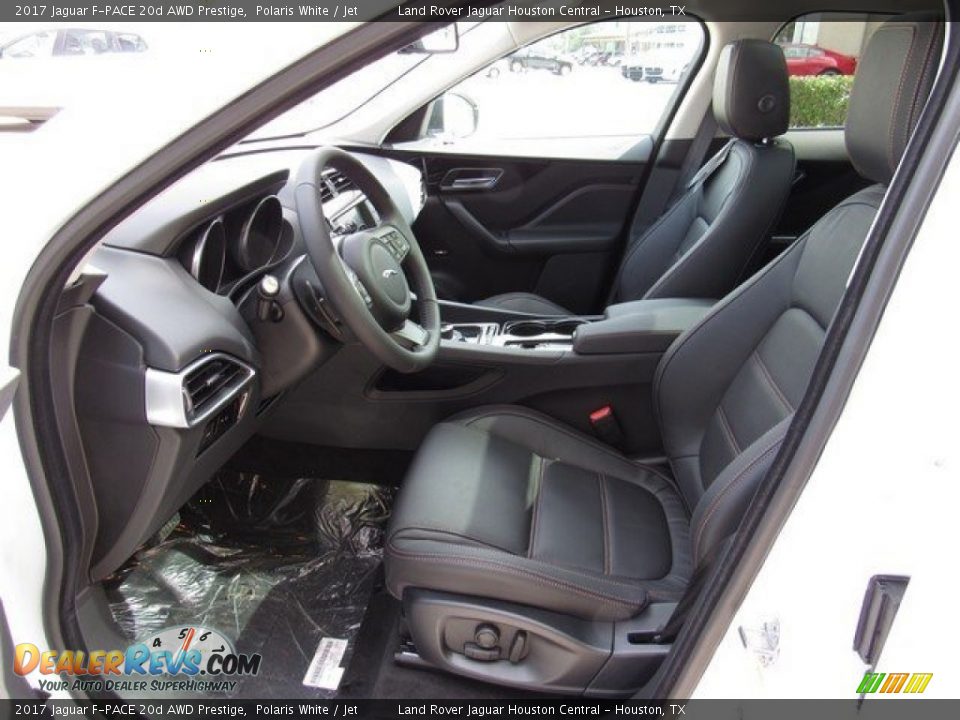2017 Jaguar F-PACE 20d AWD Prestige Polaris White / Jet Photo #3
