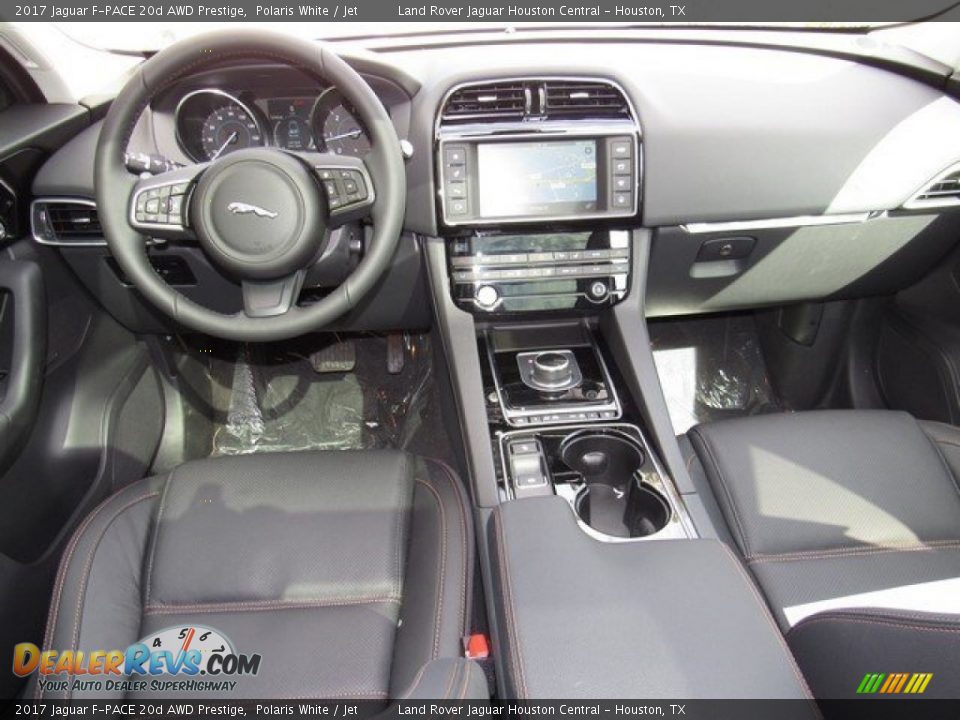 2017 Jaguar F-PACE 20d AWD Prestige Polaris White / Jet Photo #4