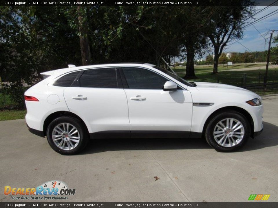 2017 Jaguar F-PACE 20d AWD Prestige Polaris White / Jet Photo #6