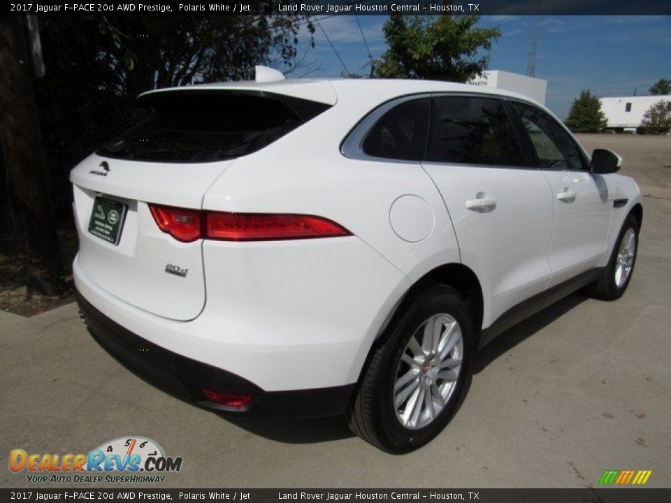 2017 Jaguar F-PACE 20d AWD Prestige Polaris White / Jet Photo #7
