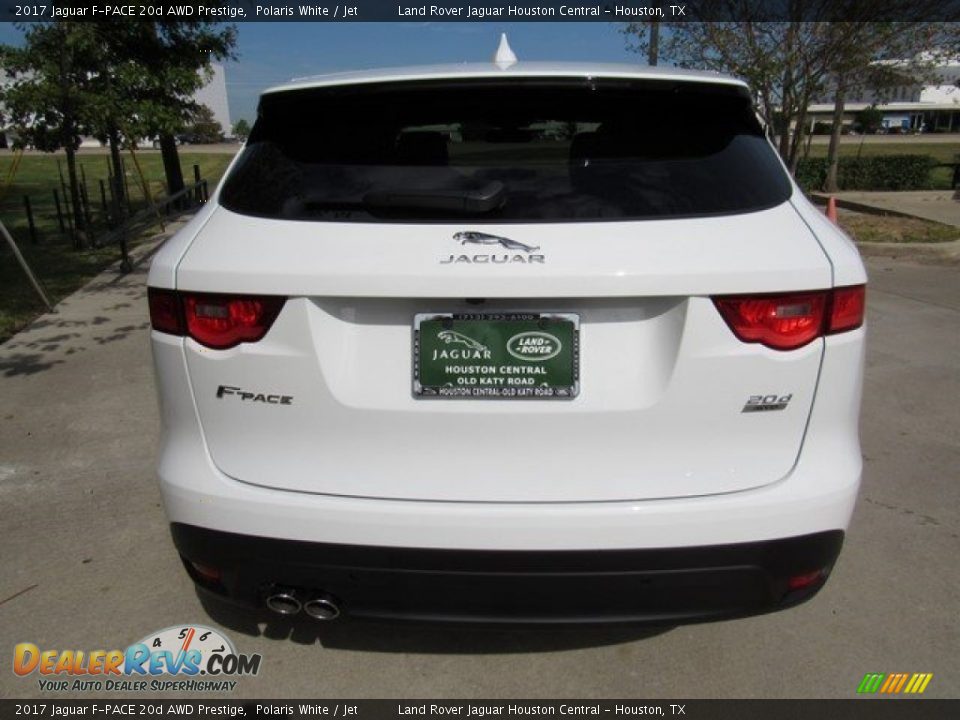 2017 Jaguar F-PACE 20d AWD Prestige Polaris White / Jet Photo #8