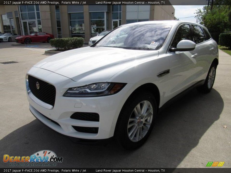 2017 Jaguar F-PACE 20d AWD Prestige Polaris White / Jet Photo #11