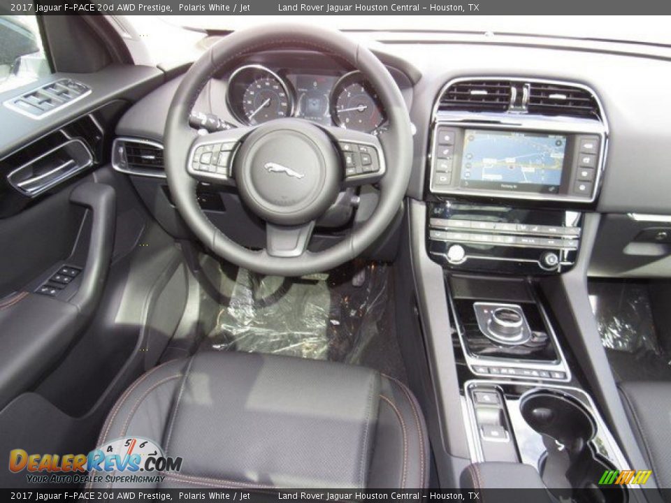 2017 Jaguar F-PACE 20d AWD Prestige Polaris White / Jet Photo #13