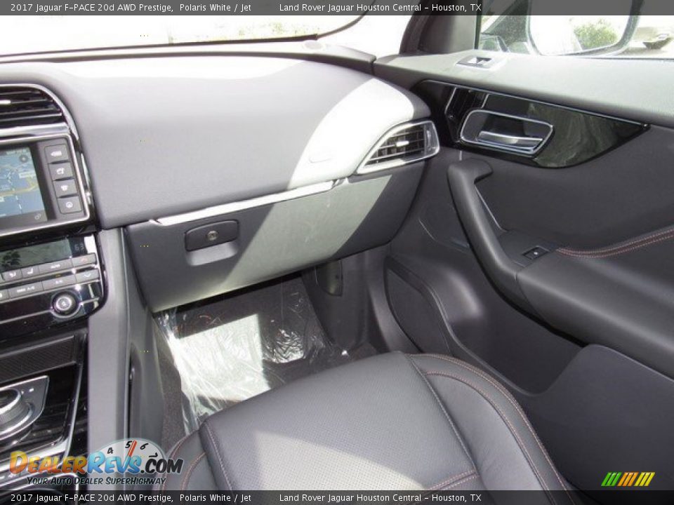 2017 Jaguar F-PACE 20d AWD Prestige Polaris White / Jet Photo #14