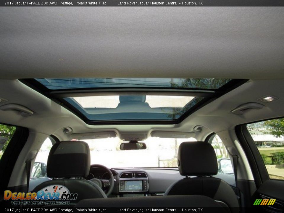 2017 Jaguar F-PACE 20d AWD Prestige Polaris White / Jet Photo #17