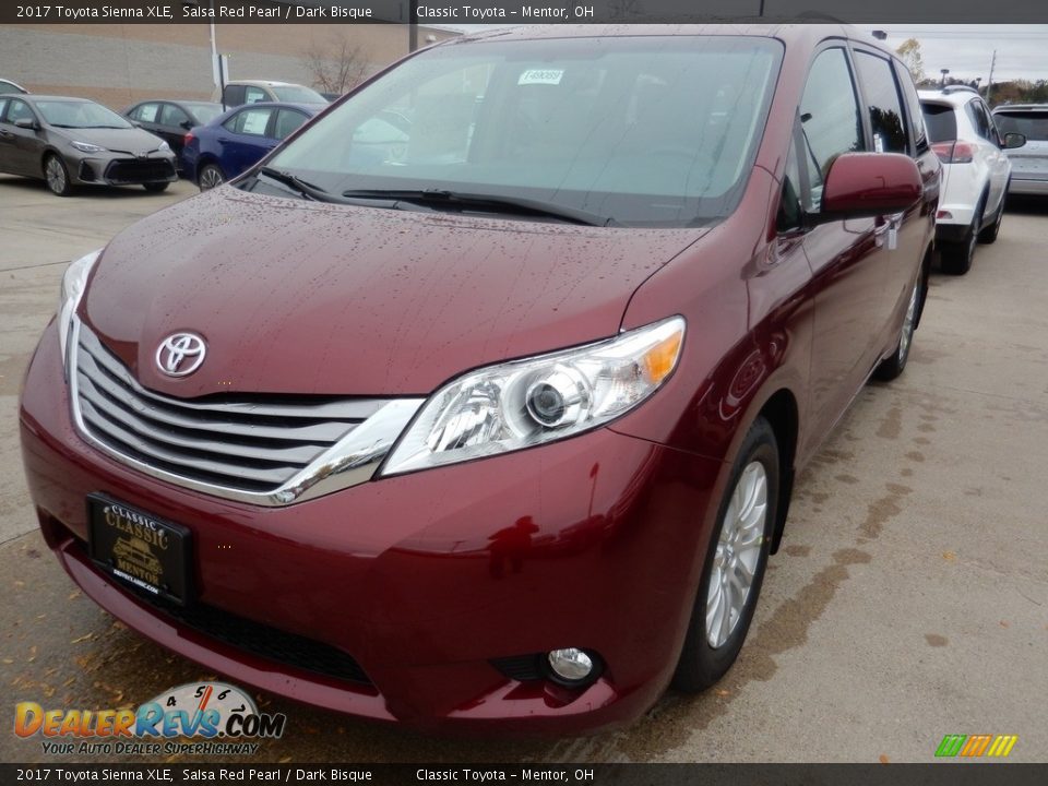 2017 Toyota Sienna XLE Salsa Red Pearl / Dark Bisque Photo #1