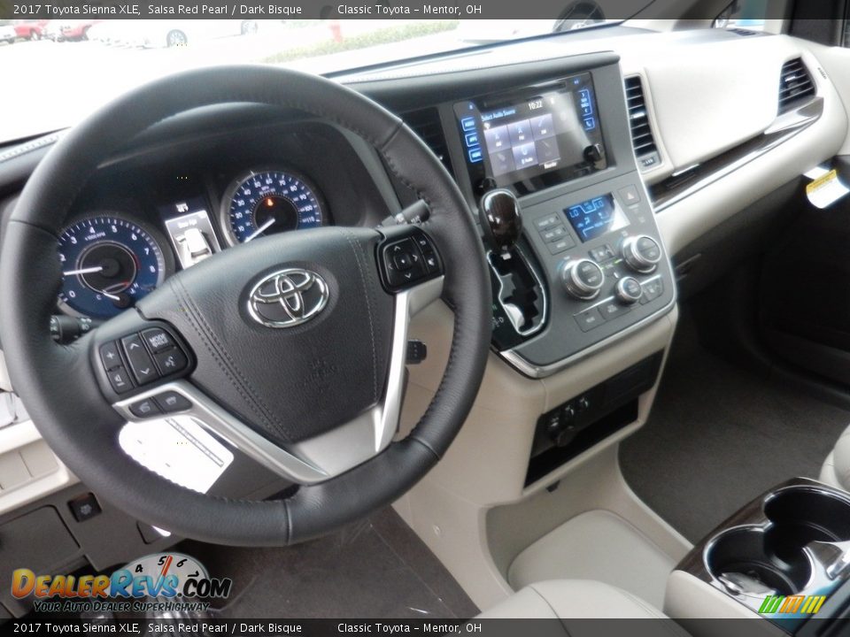 2017 Toyota Sienna XLE Salsa Red Pearl / Dark Bisque Photo #5