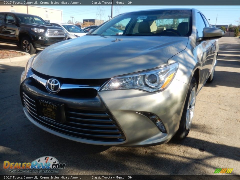 2017 Toyota Camry LE Creme Brulee Mica / Almond Photo #1