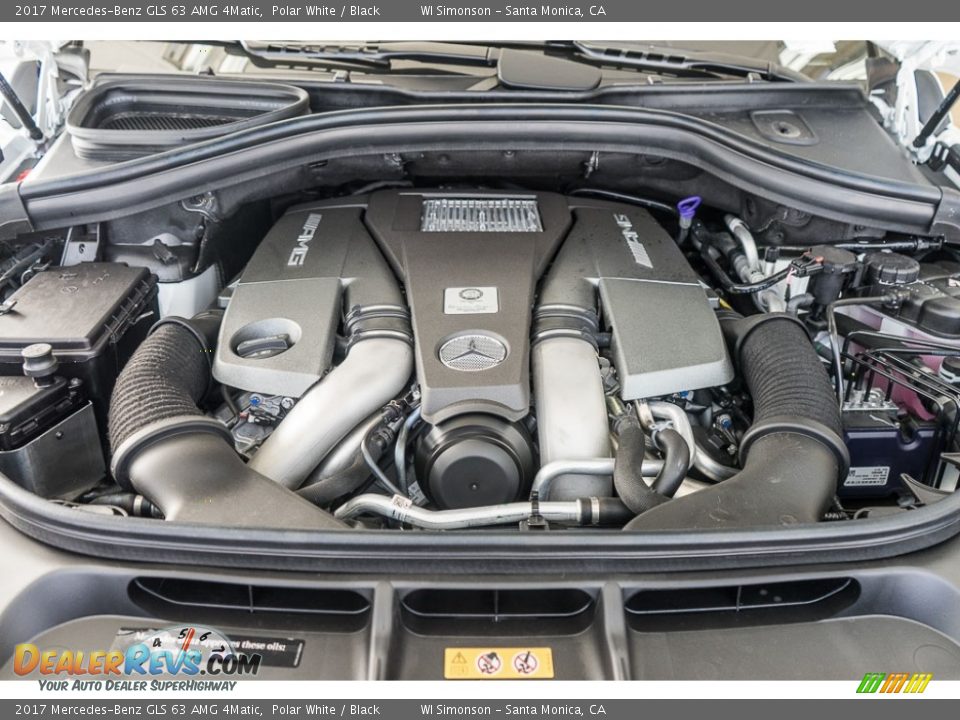 2017 Mercedes-Benz GLS 63 AMG 4Matic 5.5 Liter AMG Turbocharged DOHC 32-Valve VVT V8 Engine Photo #9