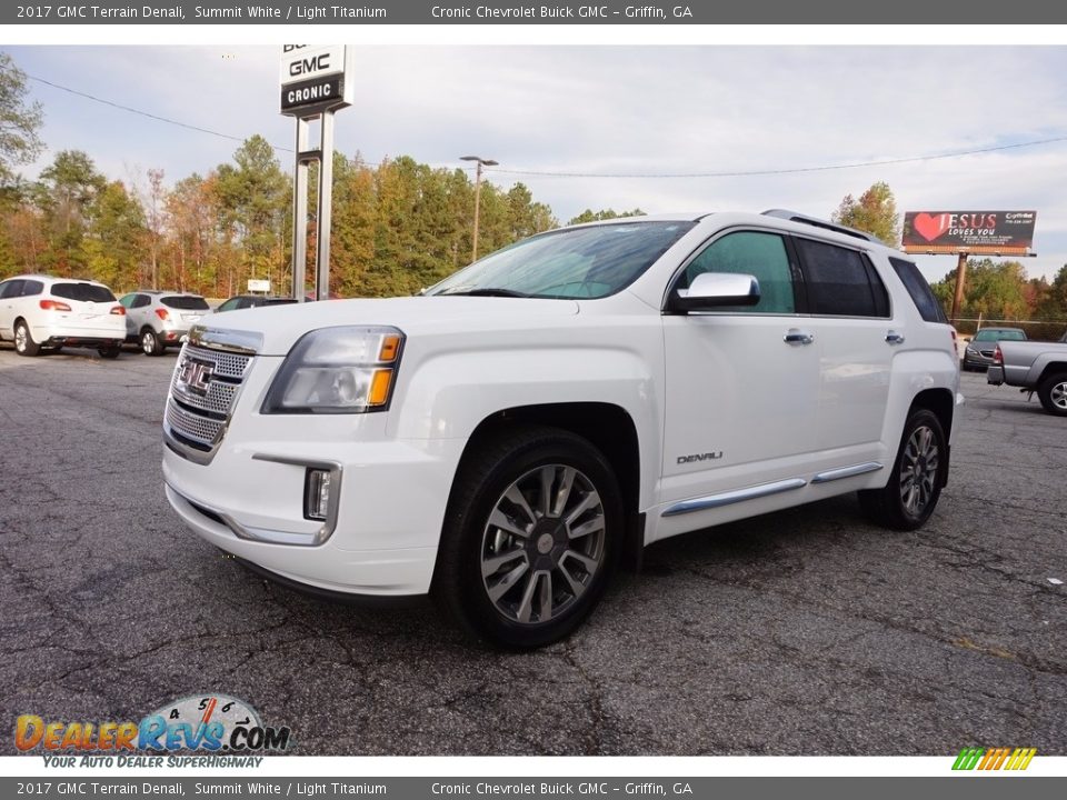2017 GMC Terrain Denali Summit White / Light Titanium Photo #3