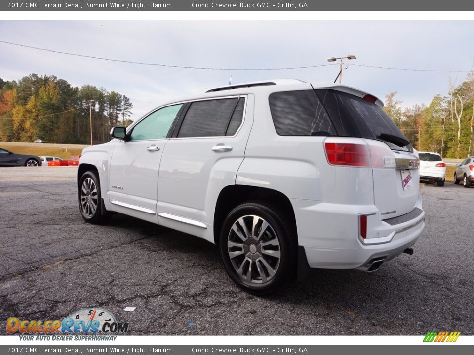 2017 GMC Terrain Denali Summit White / Light Titanium Photo #5