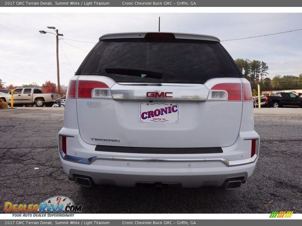 2017 GMC Terrain Denali Summit White / Light Titanium Photo #6