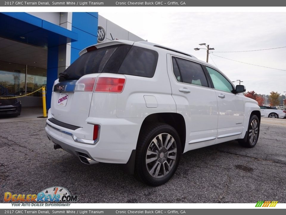 2017 GMC Terrain Denali Summit White / Light Titanium Photo #7