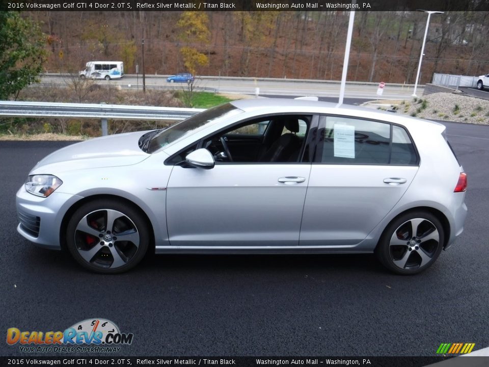 Reflex Silver Metallic 2016 Volkswagen Golf GTI 4 Door 2.0T S Photo #6