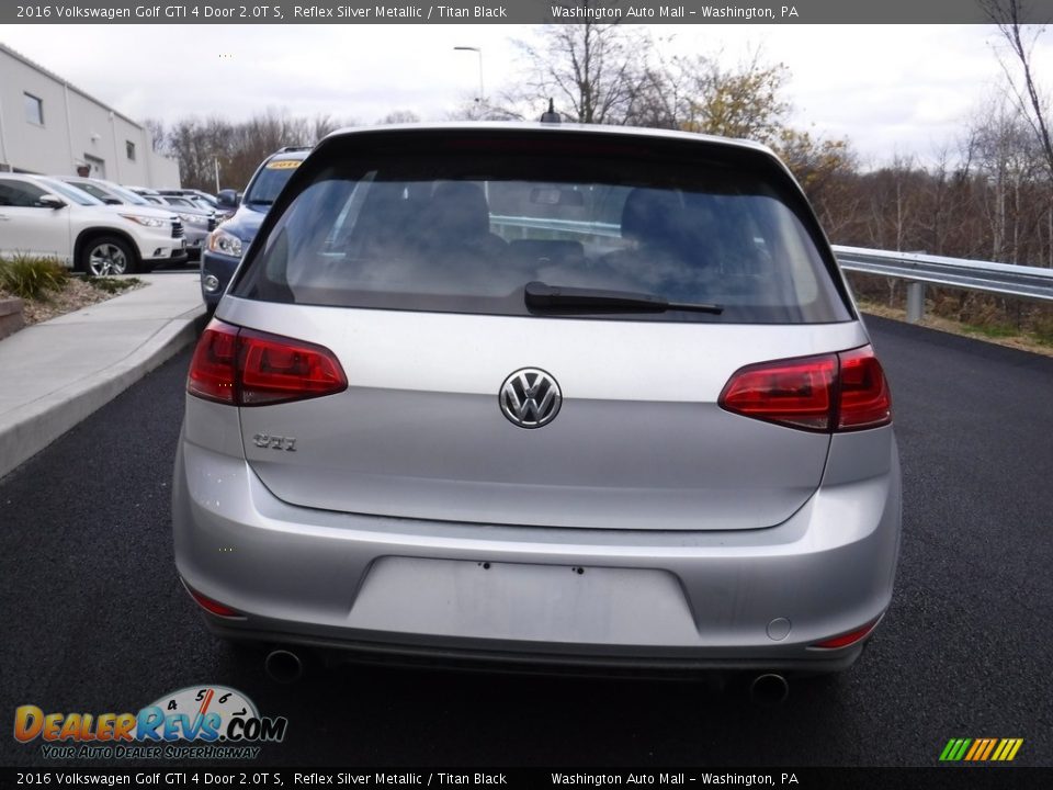 2016 Volkswagen Golf GTI 4 Door 2.0T S Reflex Silver Metallic / Titan Black Photo #9