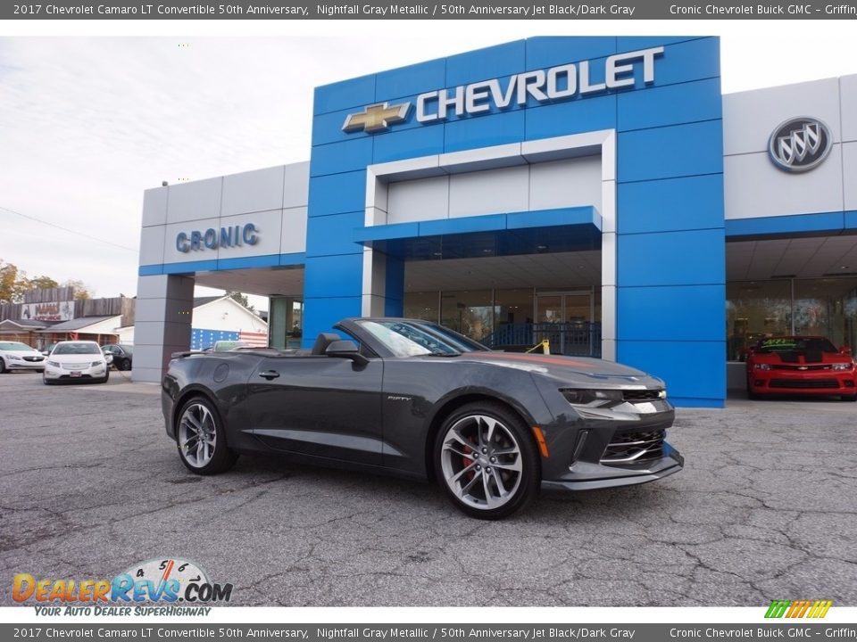 2017 Chevrolet Camaro LT Convertible 50th Anniversary Nightfall Gray Metallic / 50th Anniversary Jet Black/Dark Gray Photo #1