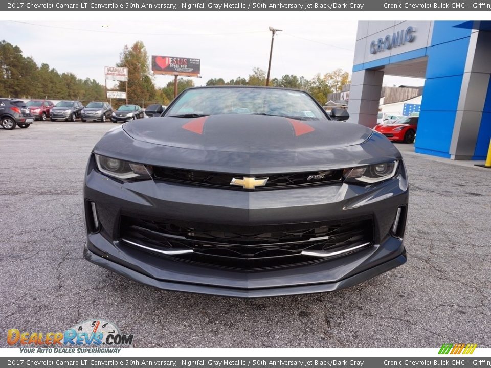 2017 Chevrolet Camaro LT Convertible 50th Anniversary Nightfall Gray Metallic / 50th Anniversary Jet Black/Dark Gray Photo #2