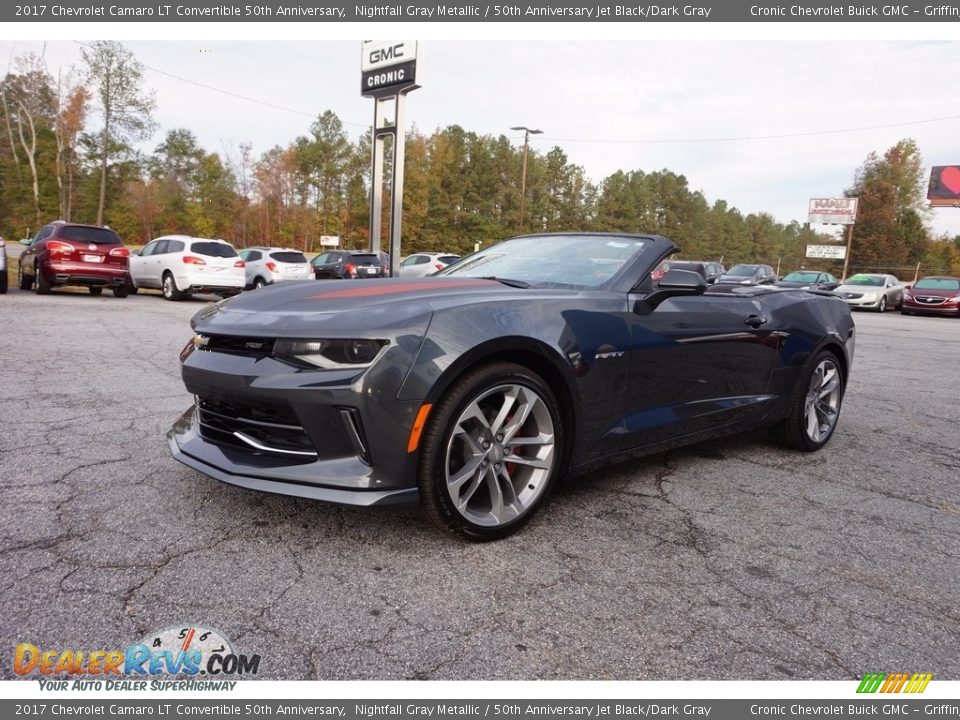 2017 Chevrolet Camaro LT Convertible 50th Anniversary Nightfall Gray Metallic / 50th Anniversary Jet Black/Dark Gray Photo #3