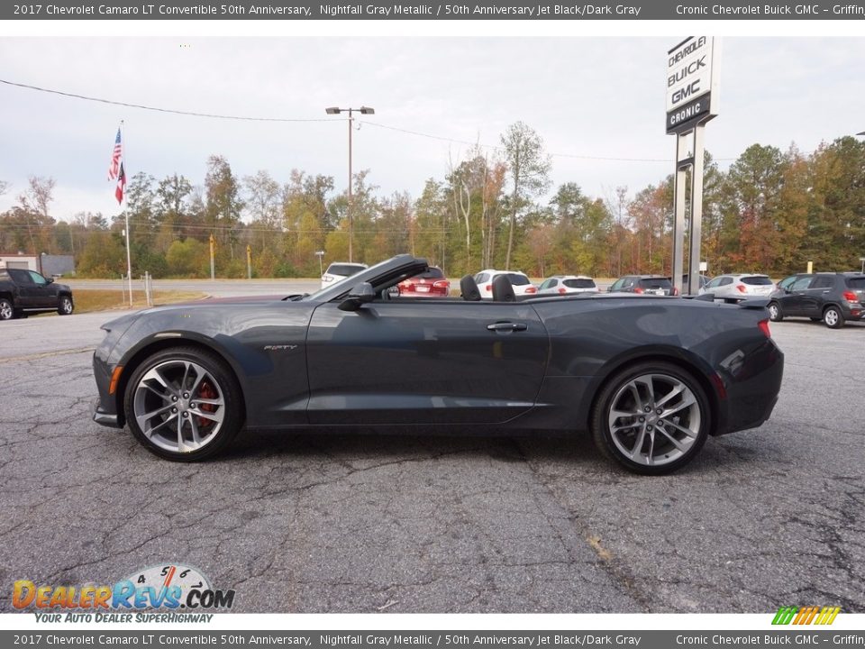 2017 Chevrolet Camaro LT Convertible 50th Anniversary Nightfall Gray Metallic / 50th Anniversary Jet Black/Dark Gray Photo #4