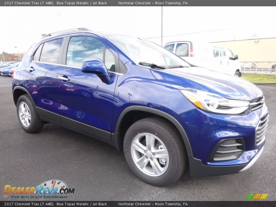 2017 Chevrolet Trax LT AWD Blue Topaz Metallic / Jet Black Photo #3