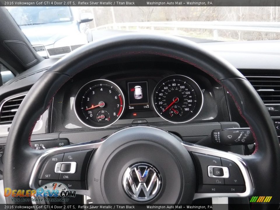 2016 Volkswagen Golf GTI 4 Door 2.0T S Steering Wheel Photo #17