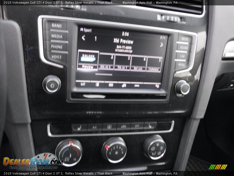 2016 Volkswagen Golf GTI 4 Door 2.0T S Reflex Silver Metallic / Titan Black Photo #18