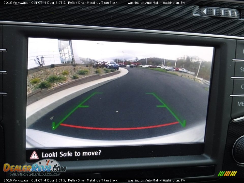 2016 Volkswagen Golf GTI 4 Door 2.0T S Reflex Silver Metallic / Titan Black Photo #19