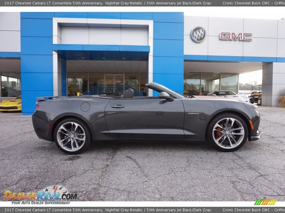 Nightfall Gray Metallic 2017 Chevrolet Camaro LT Convertible 50th Anniversary Photo #8