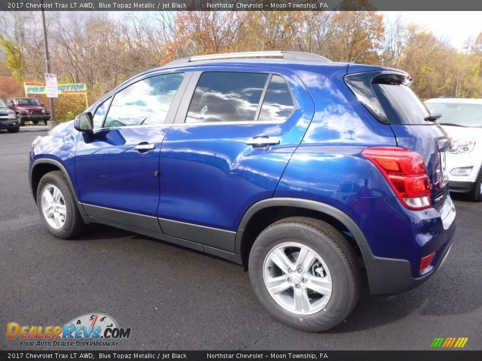 2017 Chevrolet Trax LT AWD Blue Topaz Metallic / Jet Black Photo #8