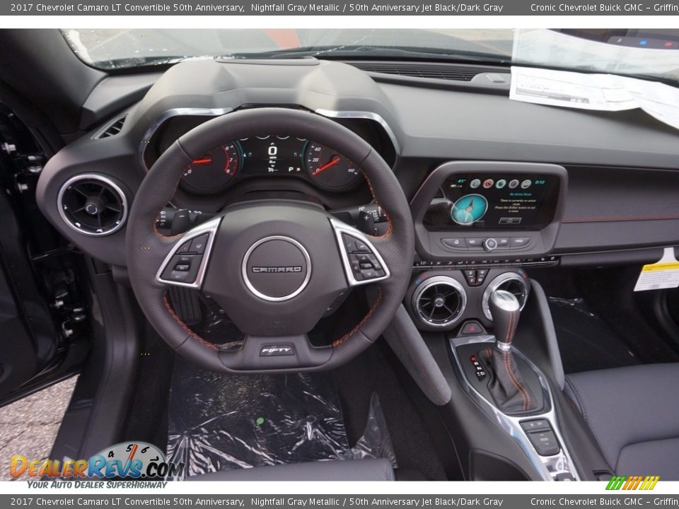 Dashboard of 2017 Chevrolet Camaro LT Convertible 50th Anniversary Photo #10