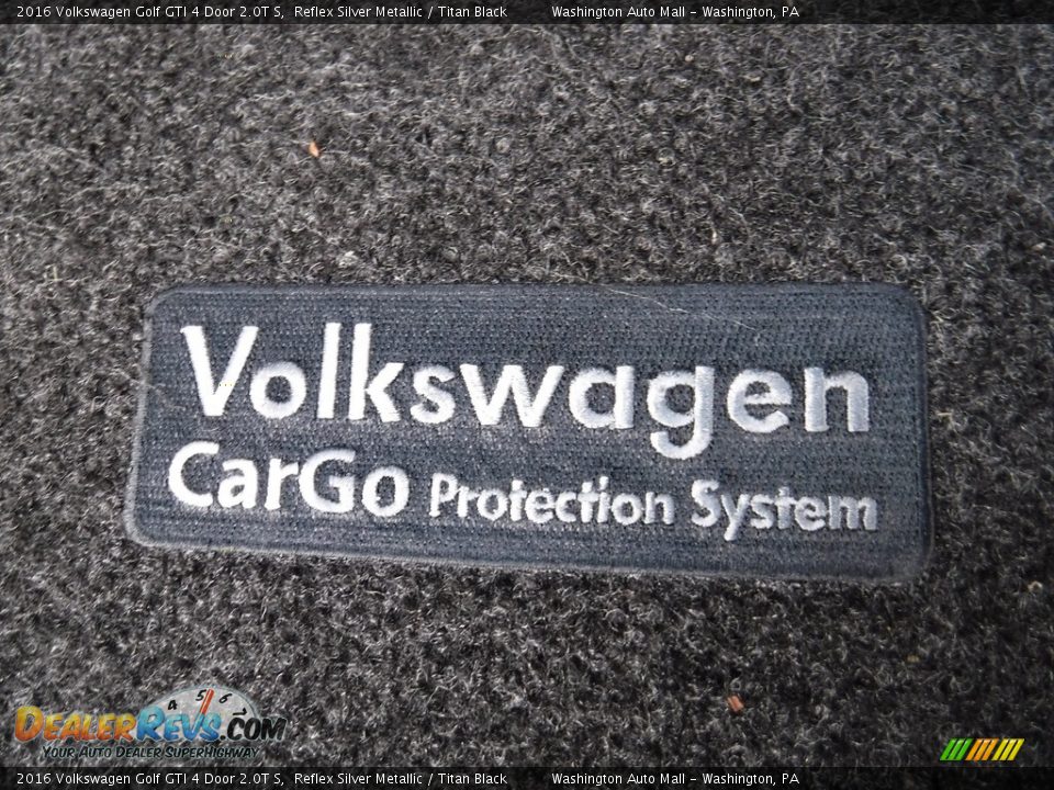 2016 Volkswagen Golf GTI 4 Door 2.0T S Reflex Silver Metallic / Titan Black Photo #23